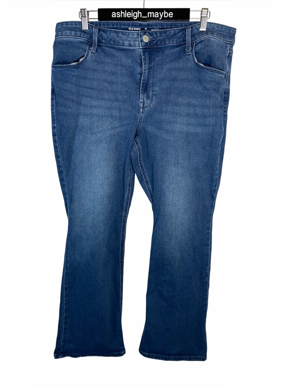 Old Navy | Mid Rise WOW Boot Cut Medium Wash Stretch Jeans Size 16 Short